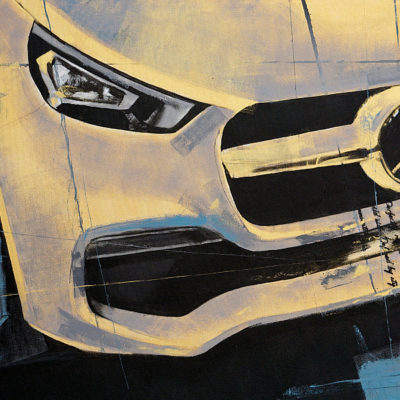 Gemälde mit Auto Motiv