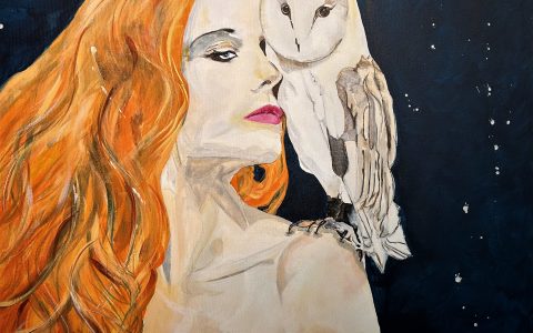 Girl-with-an-owl